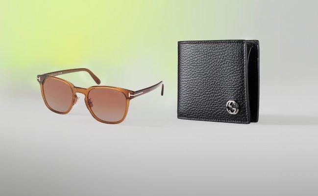Father's Day gifts of sunglasses and wallet