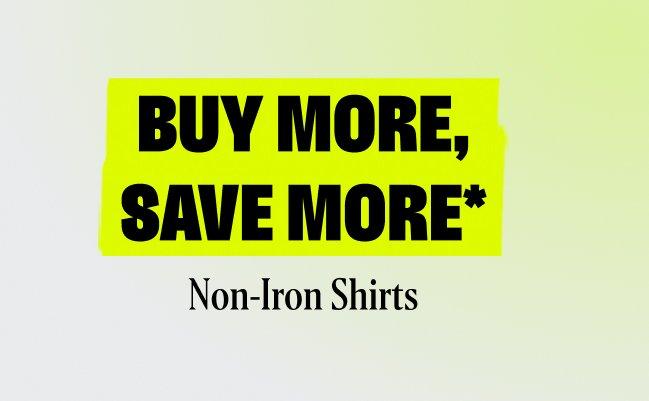Dress shirt buy more save more promotion
