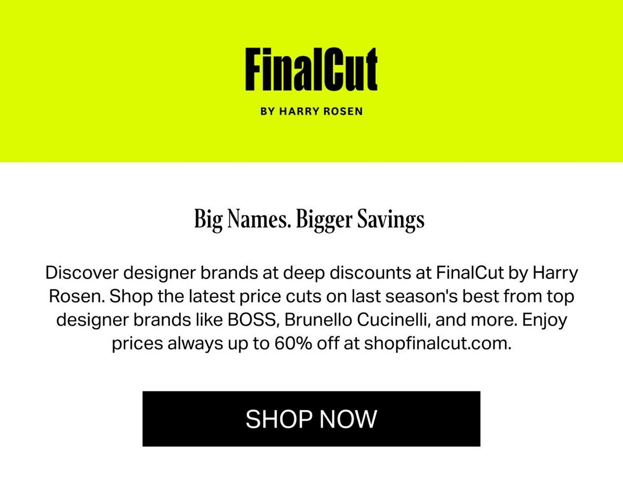 Shop FinalCut by Harry Rosen for further reduced styles