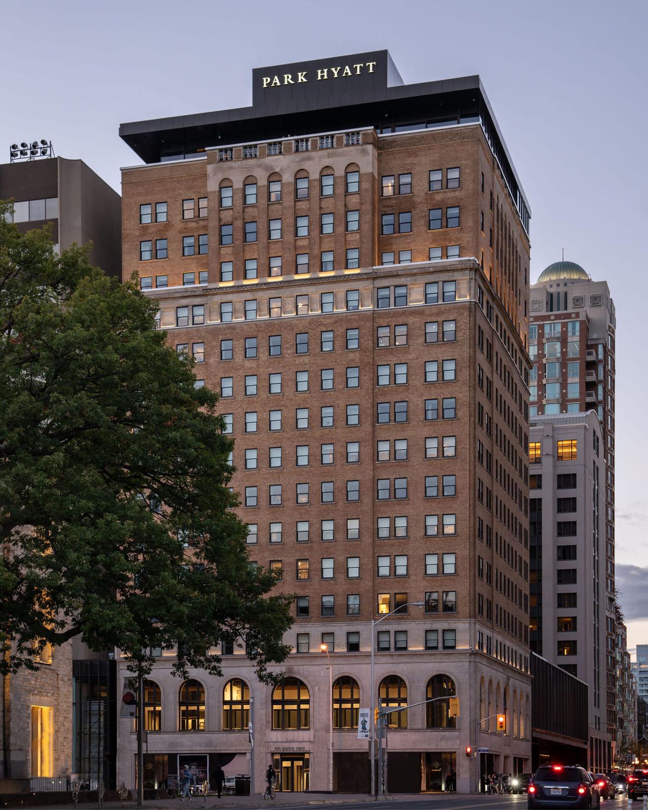Le Park Hyatt Toronto, un hôtel historique situé dans le quartier de l’Annex, au centre-ville de Toronto