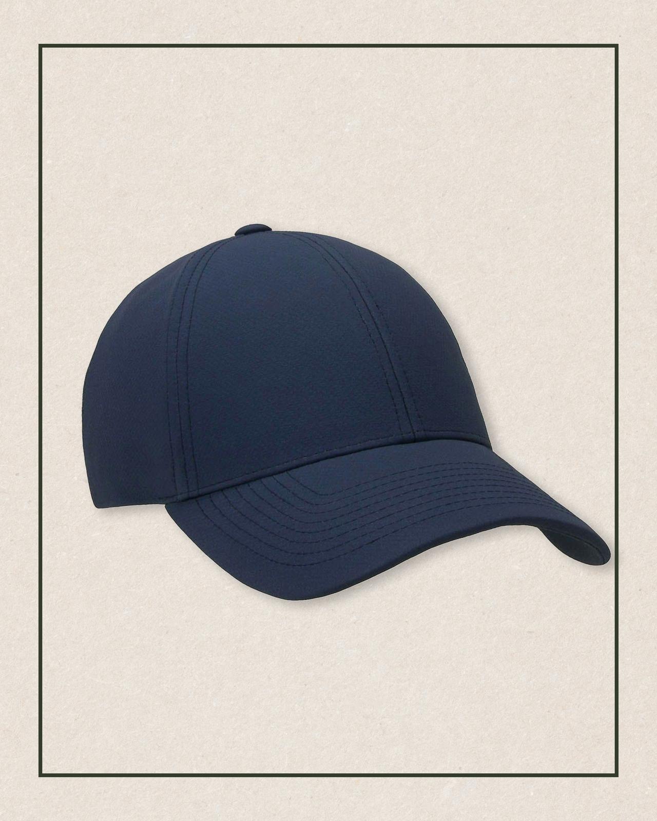 A dark blue hat