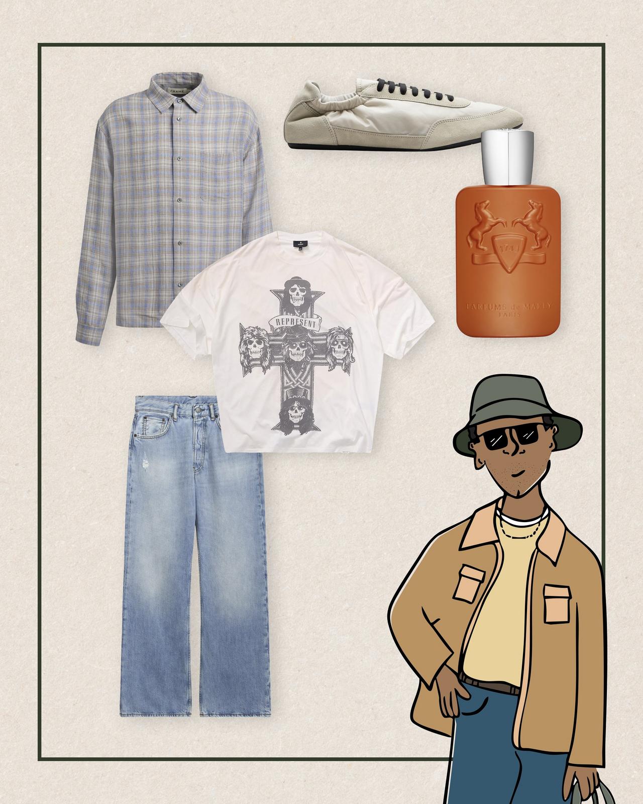 L’image montrant différentes idées de cadeaux pour un papa tendance