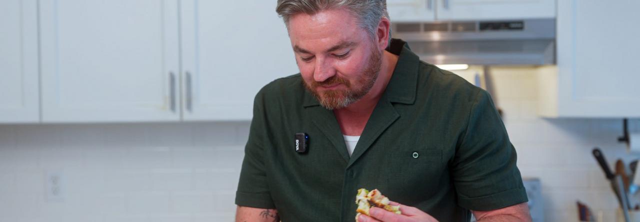 Chef Coulson Armstrong taste-tests the lobster rolls