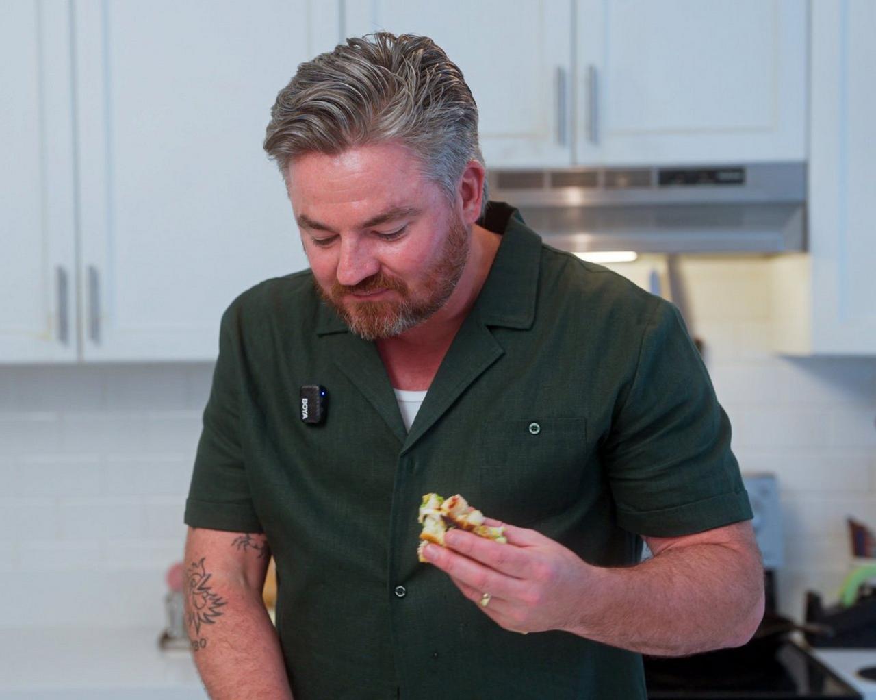 Chef Coulson Armstrong taste-tests the lobster rolls