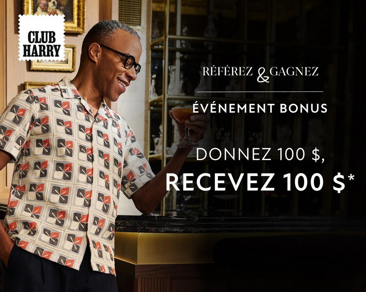 Référencez & obtenir : donnez 50 $, recevez 50 $ 