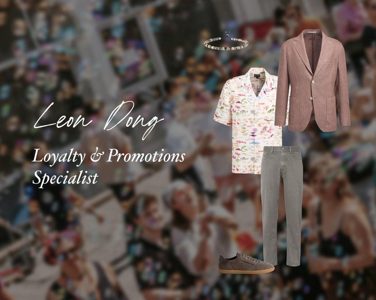 A collage showing clothes, footwear and accessories for men