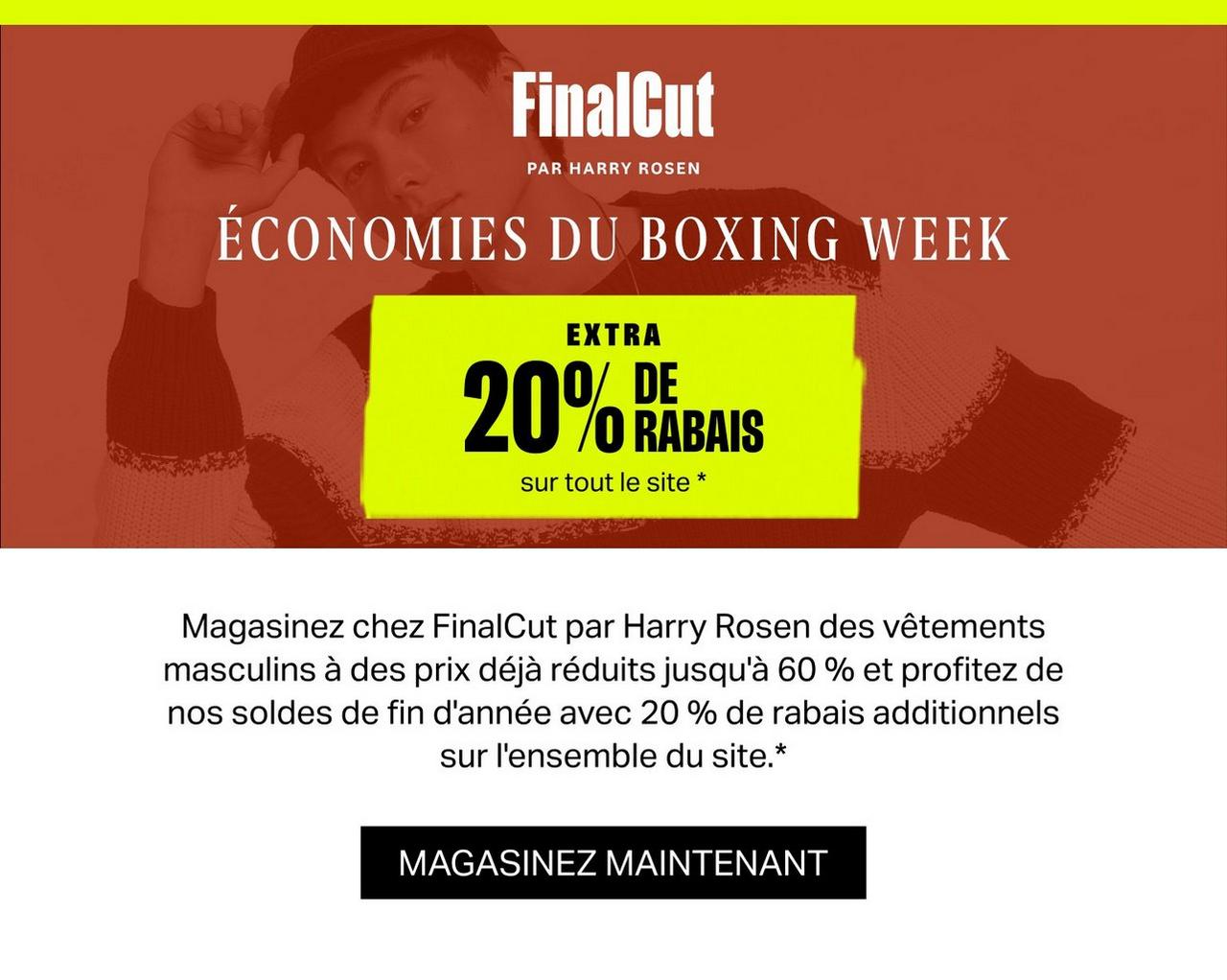 Soldes de la semaine du Boxing Day