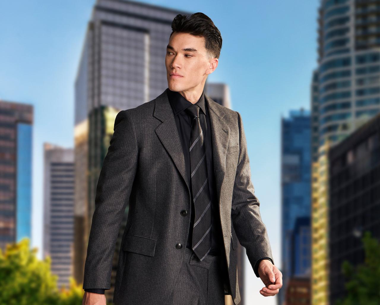 man wearing a suit