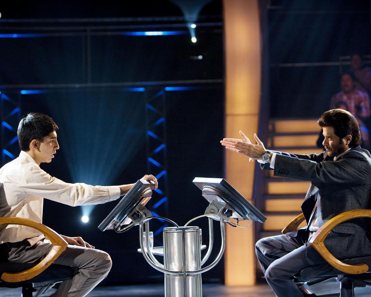 Une scène du film Slumdog Millionaire (2008)