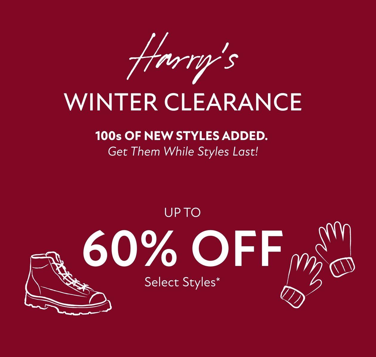 Red image promoting Harry’s sale