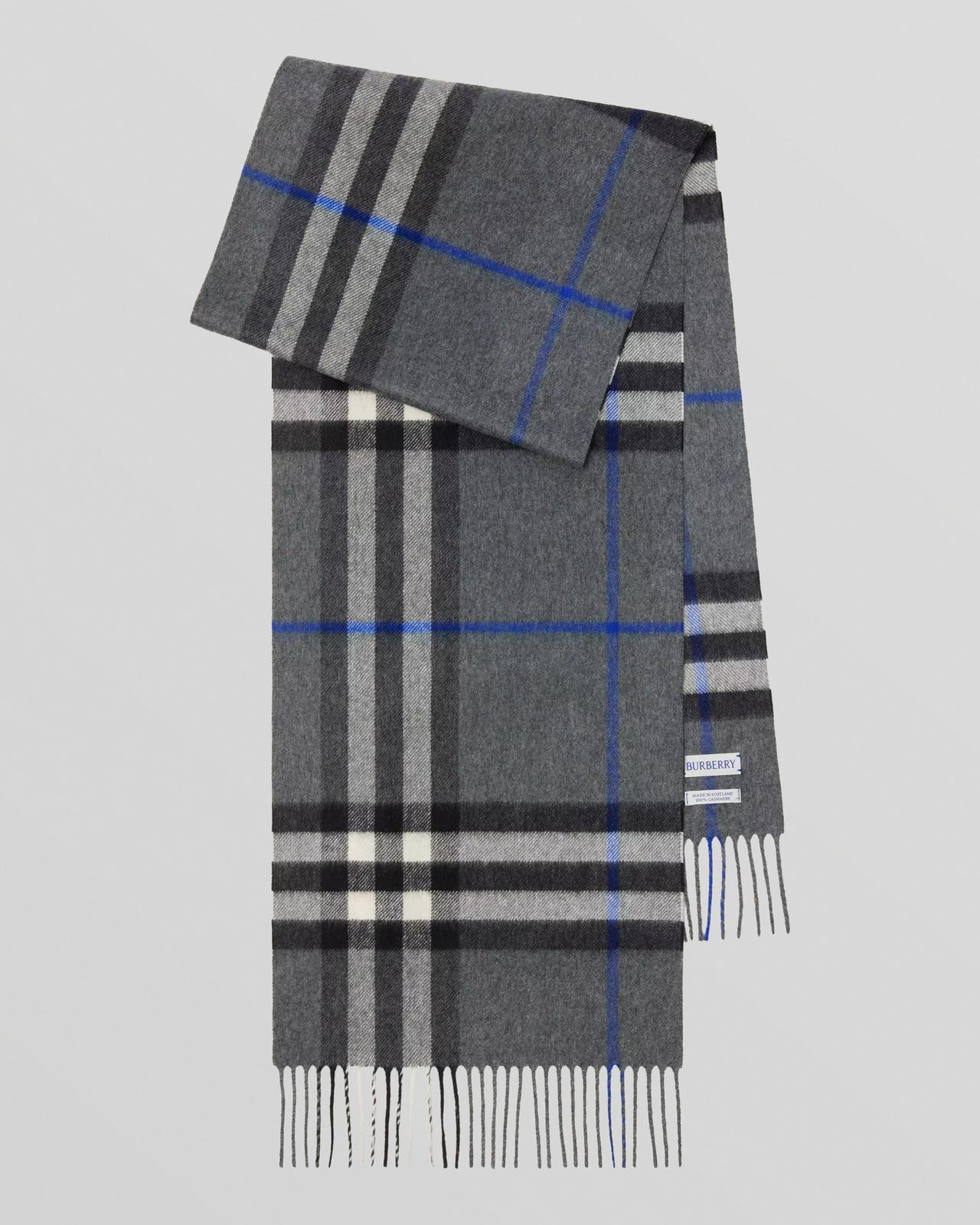 Check Cashmere Scarf, Burberry
