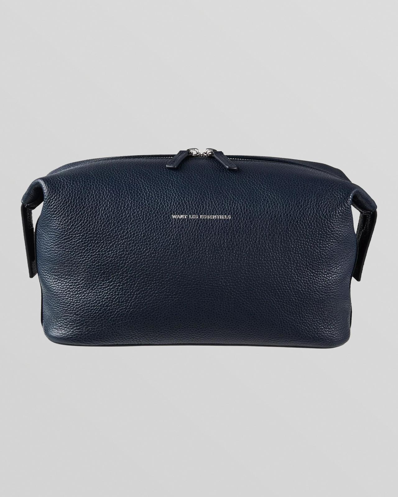 Trousse de toilette en cuir grainé Kenyatta, Want Les Essentiels