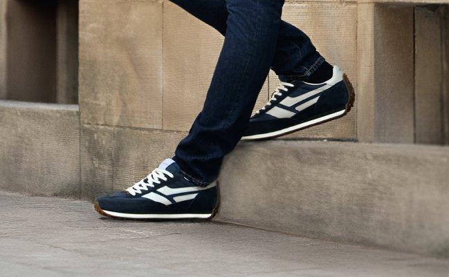 Pair of  brown sneakers