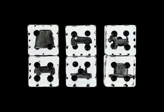 Monopoly 22mm Game Piece Inclusion D6 Set