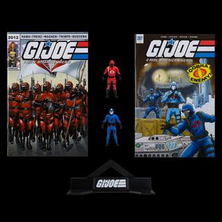 G.I. Joe Page Punchers 2pk Cobra Commander and Crimson Guard 3in Action Figures with 2 Comics McFarlane Toys