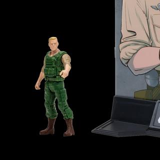 G.I. Joe Page Punchers 2pk Duke and Snake Eyes 3in Action Figures with 2 Comics McFarlane Toys