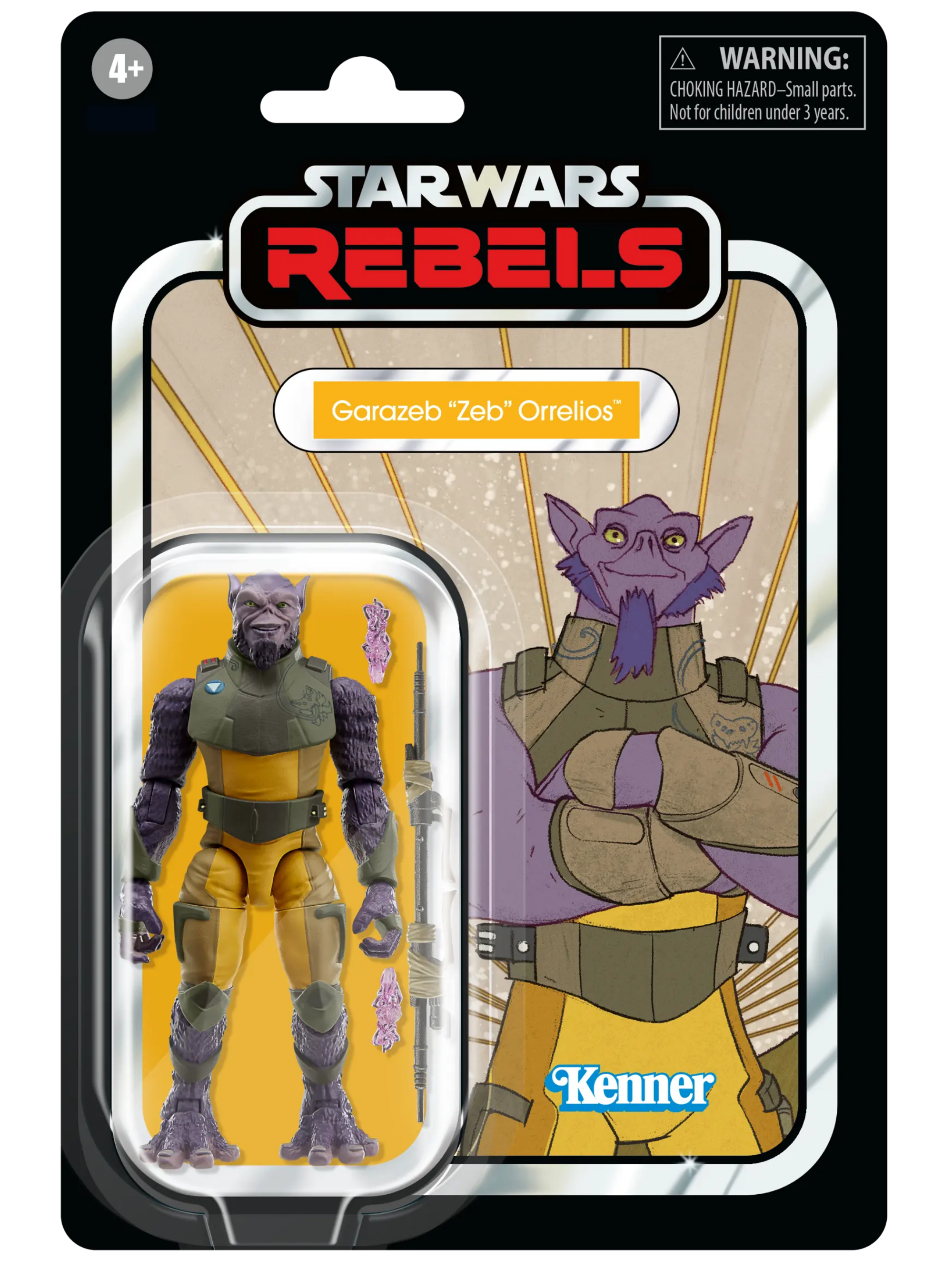 GARAZEB “ZEB” ORRELIOS Exclusive Star Wars Rebels VC Carded Figure