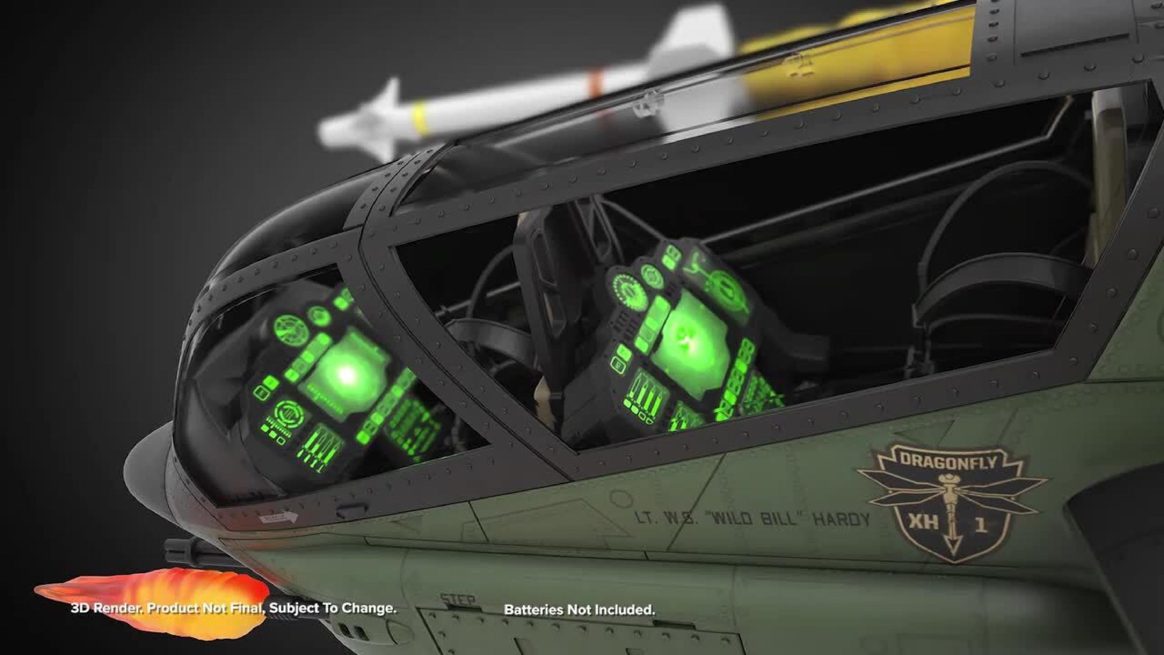 G.I. Joe Classified Series G.I. Joe Assault Copter Dragonfly (XH-1