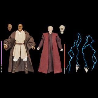 Star Wars The Black Series Mace Windu & Darth Sidious