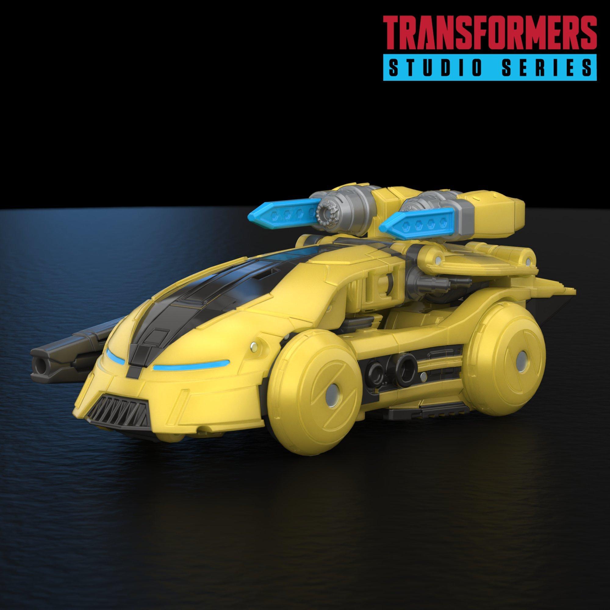 Transformers One OD-03 Deluxe Class Bumblebee - Figura Action Transformabile Robot E Veicolo Con Spada E Armi - 3
