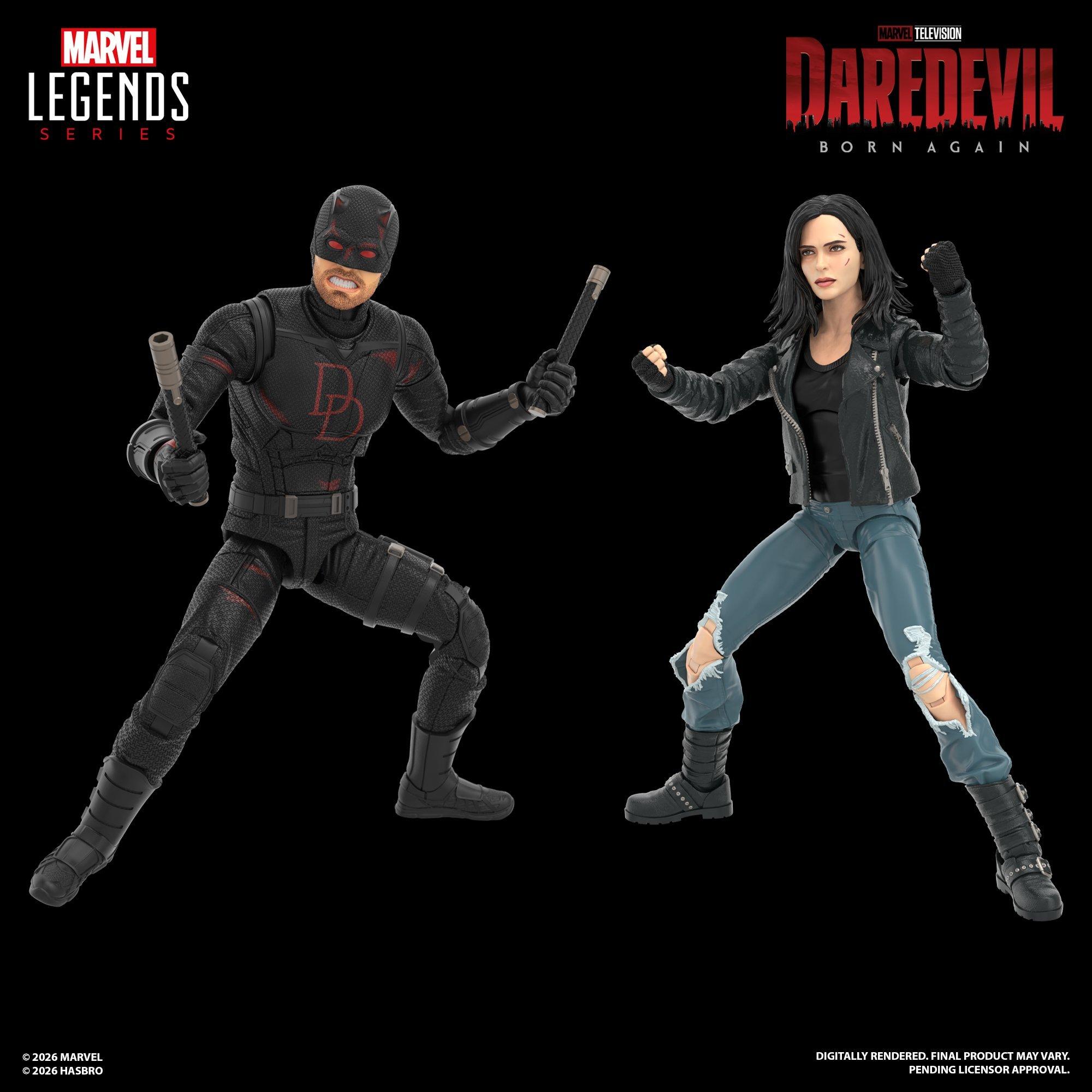 Marvel Legends Series Daredevil: Born Again Daredevil & Jessica Jones