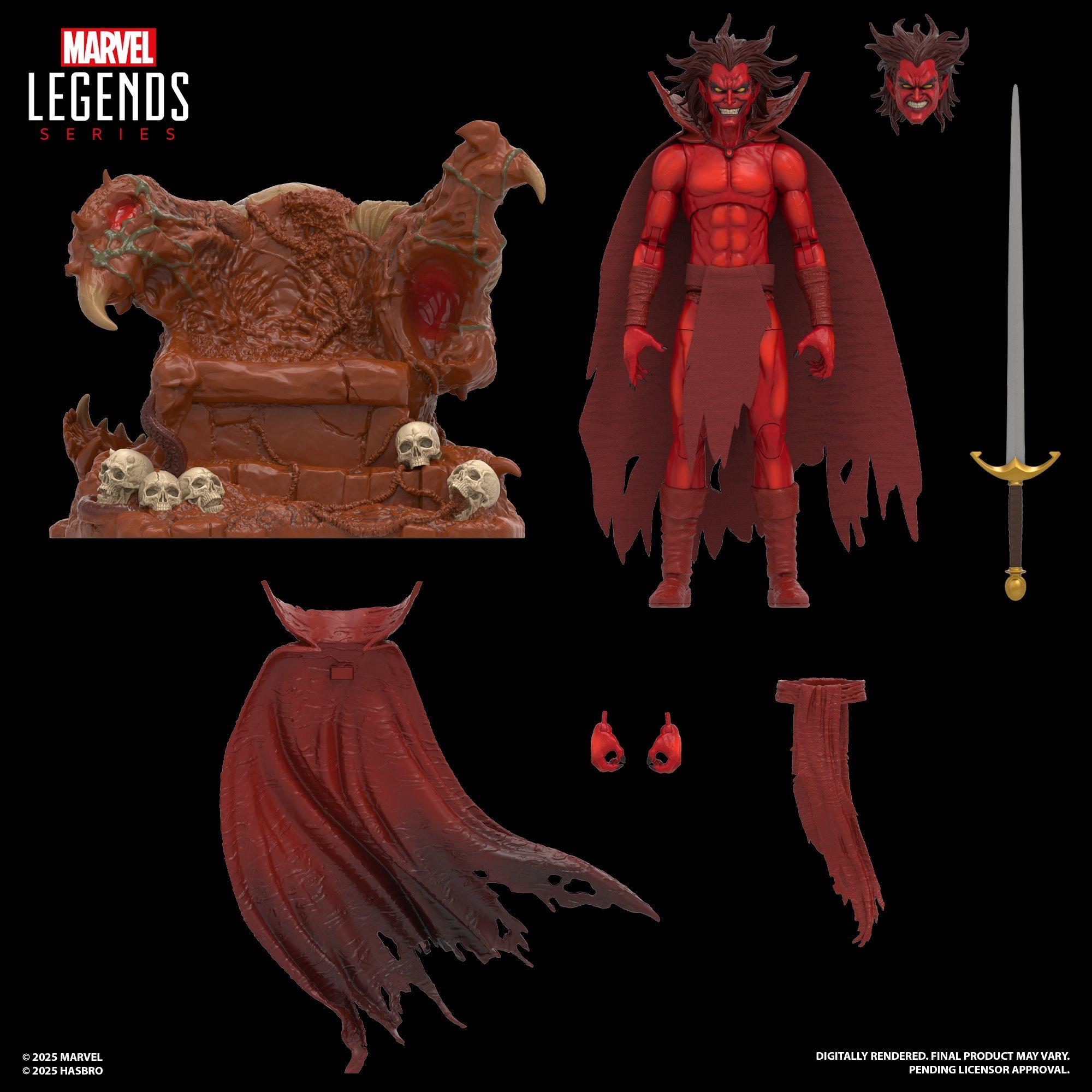 Marvel Legends Series Marvel's Mephisto with Infernal Throne