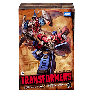 Transformers Timelines Comic Edition Optimus Prime and Starscream
