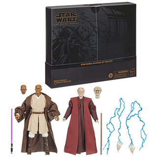 Star Wars The Black Series Mace Windu & Darth Sidious