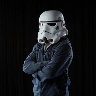 Star Wars The Black Series Rogue One: A Star Wars Story Imperial Stormtrooper Electronic Helmet