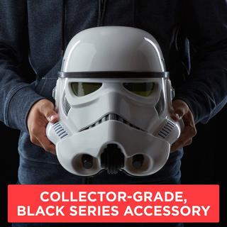 Star Wars The Black Series Rogue One: A Star Wars Story Imperial Stormtrooper Electronic Helmet