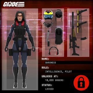 G.I. JOE CLASSIFIED SERIES COBRA RATTLER GROUND ATTACK JET
