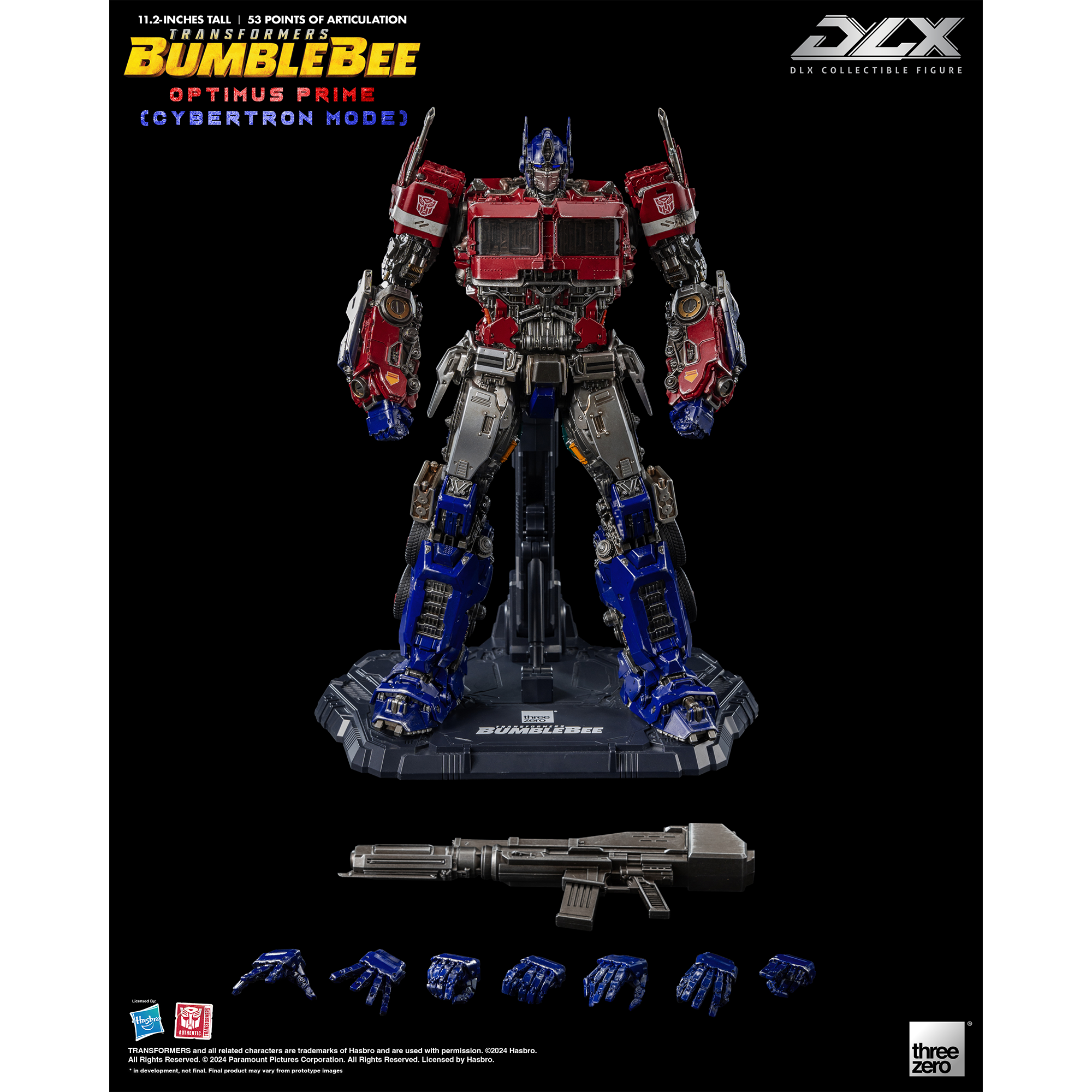 Transformers: Bumblebee - DLX Optimus Prime (Cybertron Mode) - Hasbro Pulse