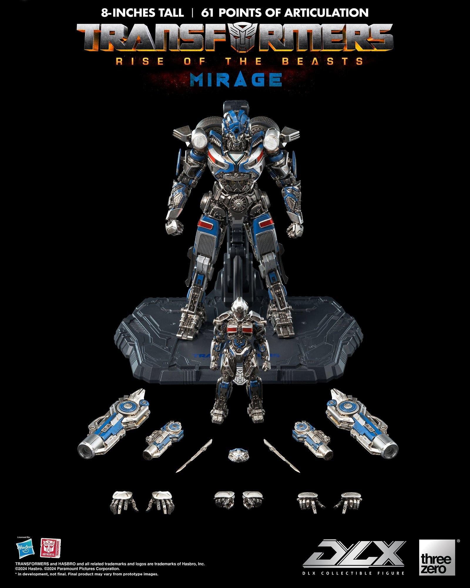 Фигурки threezero Transformers: Rise of the Beasts - DLX Mirage
