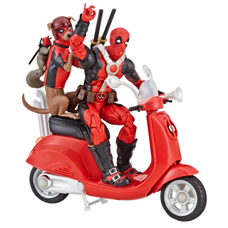 Hasbro Marvel Legends Series, Deadpool, action figure e veicolo