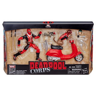 Hasbro Marvel Legends Series, Deadpool, action figure e veicolo