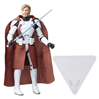 STAR WARS The Black Series 6-inch Clone Commander Obi-Wan Kenobi Exclusive  Figure - Hasbro Pulse