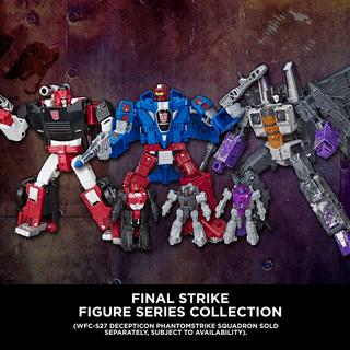 Transformers Toys Generations War for Cybertron Deluxe WFC-S26 Autobot Alphastrike Counterforce 3-Pack - Final Strike Figure Series: Part 1