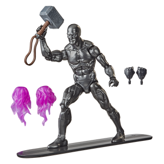 Hasbro Marvel Legends Series Silver Surfer With Mjolnir