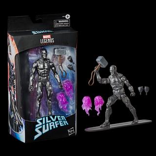 Hasbro Marvel Legends Series Silver Surfer With Mjolnir