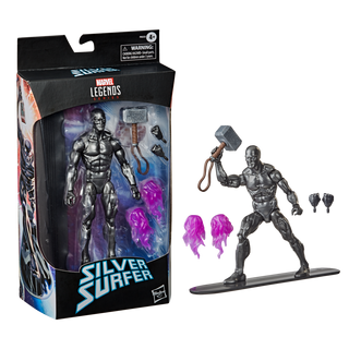 Hasbro Marvel Legends Series Silver Surfer With Mjolnir