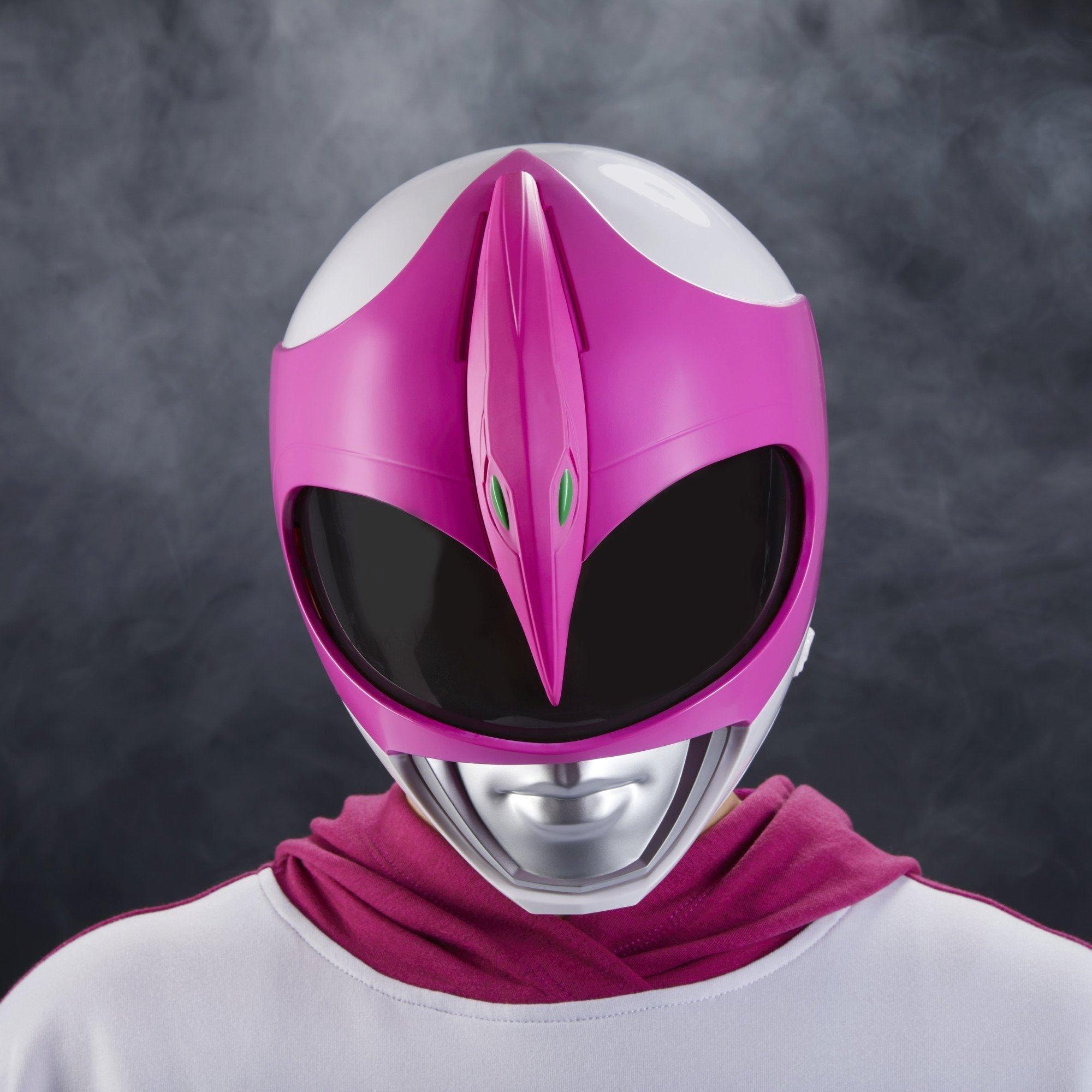 Pink power on sale ranger helmet