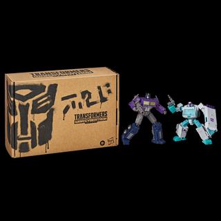 Transformers Generations Selects Deluxe WFC-GS17 Shattered Glass Ratchet and Optimus Prime Figure