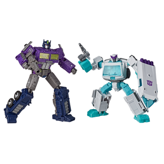 Transformers Generations Selects Deluxe WFC-GS17 Shattered Glass Ratchet and Optimus Prime Figure