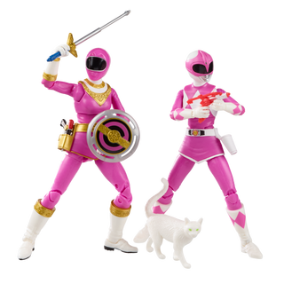 Power Rangers Lightning Collection Mighty Morphin Pink Ranger and Zeo Pink Ranger