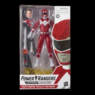 Power Rangers Lightning Collection Mighty Morphin Metallic Red Ranger