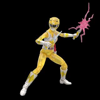 Power Rangers Lightning Collection Mighty Morphin Metallic Yellow Ranger (Hasbro Pulse Exclusive)