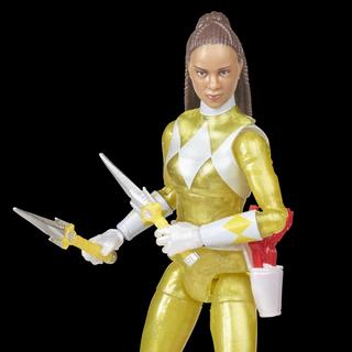 Power Rangers Lightning Collection Mighty Morphin Metallic Yellow Ranger (Hasbro Pulse Exclusive)
