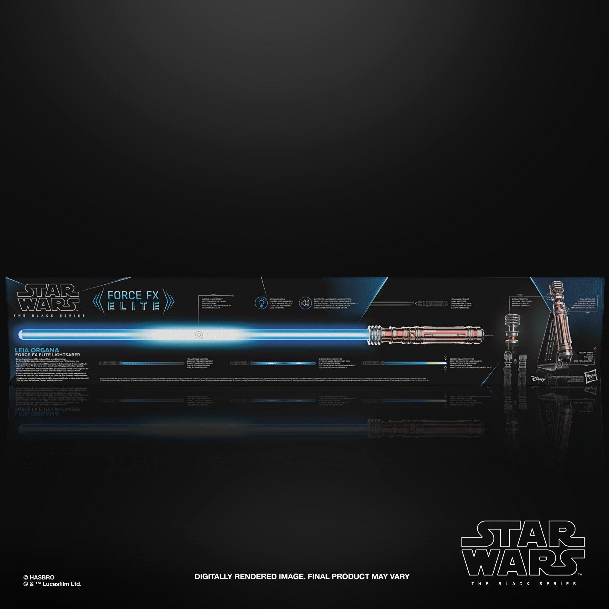 STAR WARS The Black Series Leia Organa Force FX Elite Lightsaber