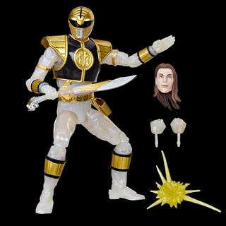 Power Rangers Lightning Collection Mighty Morphin Metallic White Ranger