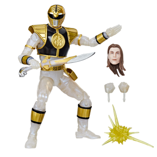 Power Rangers Lightning Collection Mighty Morphin Metallic White Ranger